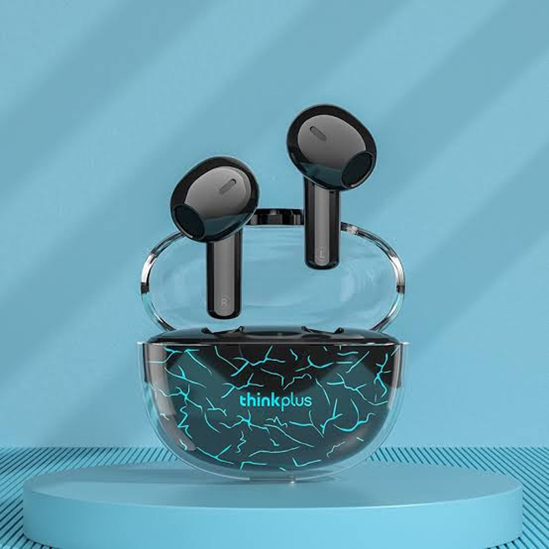 Picture of Lenovo XT95 Pro ThinkPlus True Wireless Earbuds with Mic – Black -Black