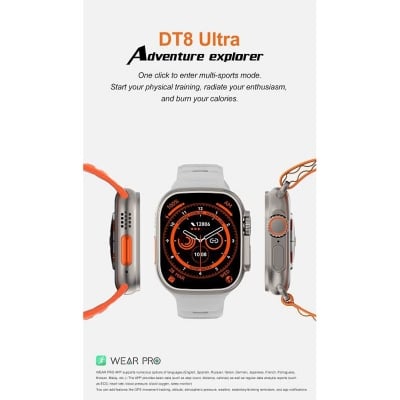 Picture of DT NO.1 DT8ultra Smart watch - AM Gadget -Black