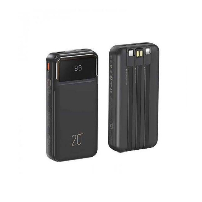 Picture of REMAX RPP-686 Reyluck Series 20000mAh Power Bank(2.1A) - Black -Black