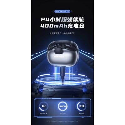 Picture of Awei T52 TWS Bluetooth Gaming Earbuds -Black
