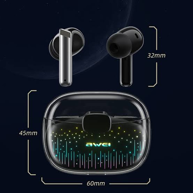 Picture of Awei T52 Pro True Wireles Gaming Earbuds -Black