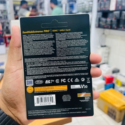 Picture of SanDisk Extreme PRO 64GB 200mbps SDXC UHS-I Memory Card -64GB