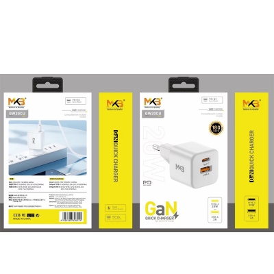 Picture of MKB GW20CU MKB （color box) 20W GaN  Quick Chager USB A+ Type-C
