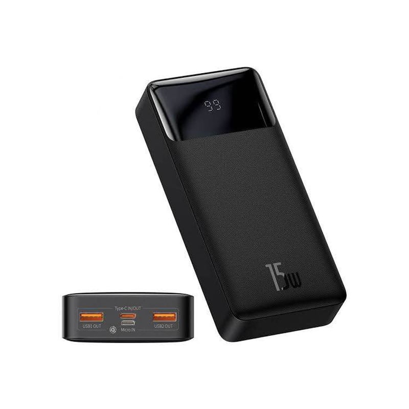 Picture of Baseus Power Bank Bipow Digital Display 20000mAh 15W -Black
