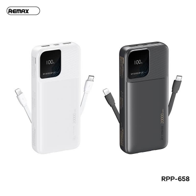 Picture of REMAX RPP-658 Rellaen Series 20000mAh Fast Charging Power Bank(2.4A) -Black