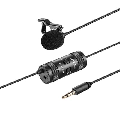 Picture of Boya BY-M1 Pro Ⅱ Universal Lavalier Microphone - Official - Black