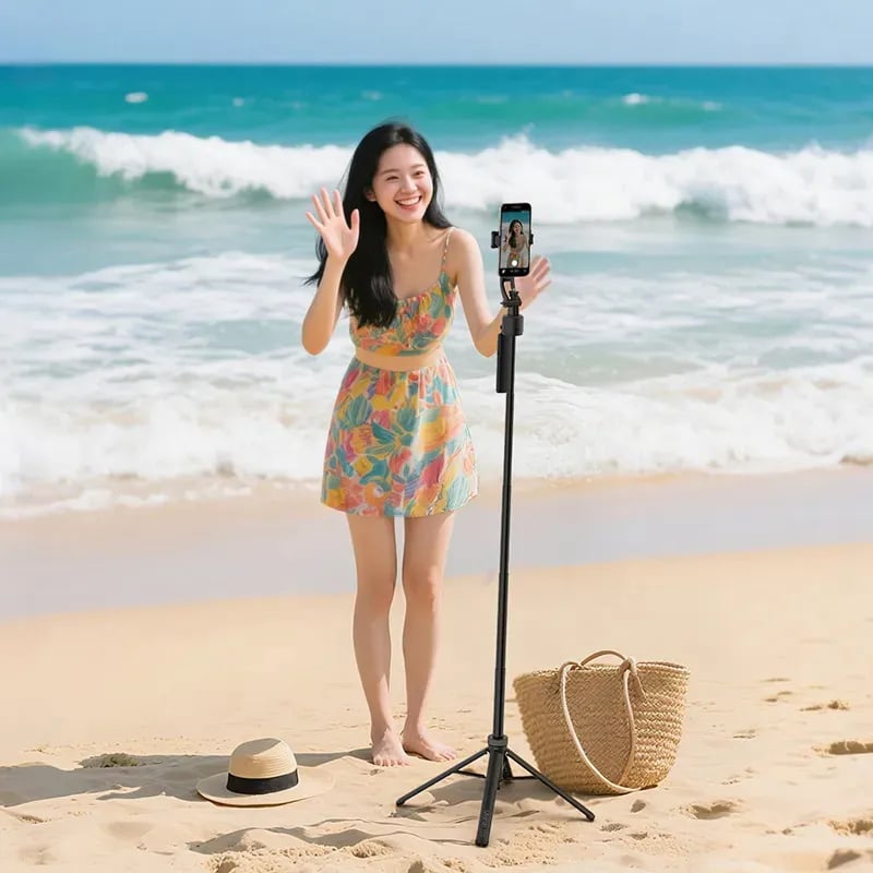 Picture of Ulanzi TT23 Auto-Tracking Selfie Stick Tripod - Black