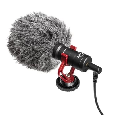 Picture of Boya BY-MM1 Cardioid Condenser Microphone - Official - Black