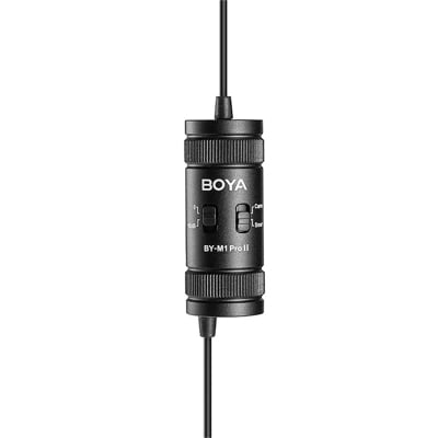 Picture of Boya BY-M1 Pro Ⅱ Universal Lavalier Microphone - Official - Black