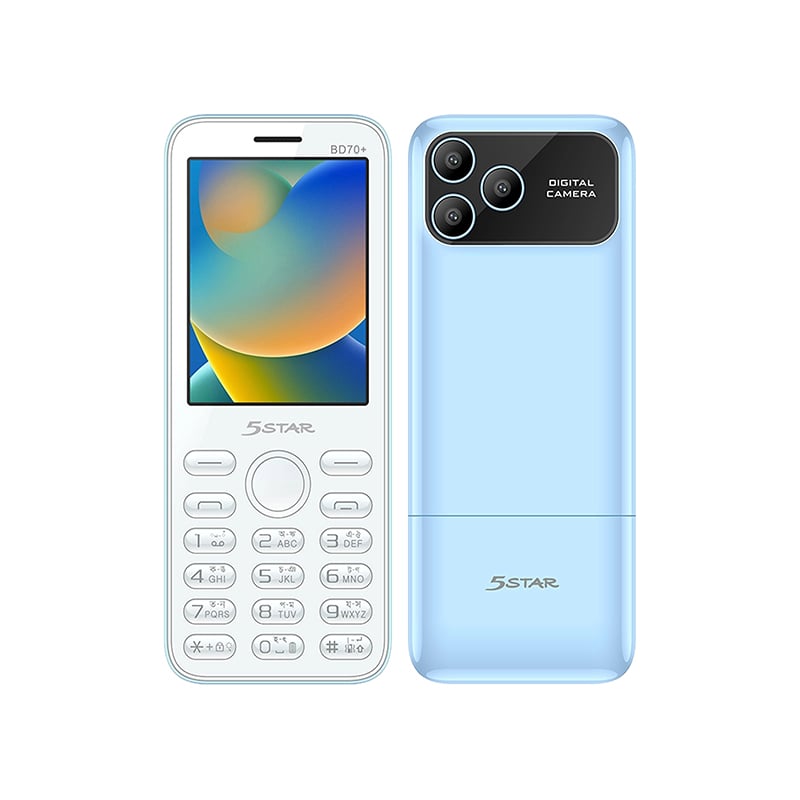 Picture of 5 Star BD70 Plus 4-SIM Feature Phone - Black