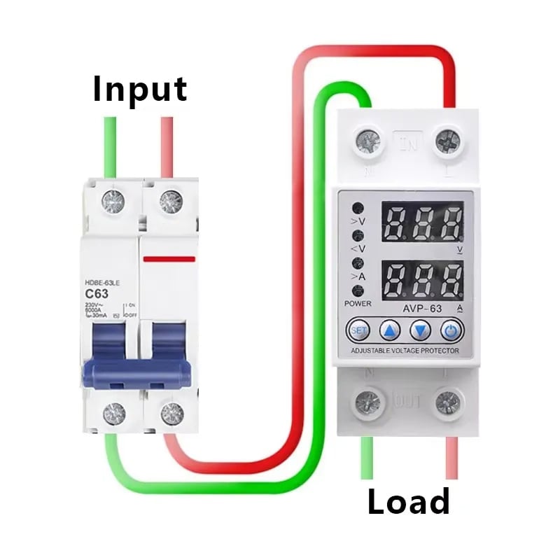 Picture of GearUP AVP-63 Automatic Voltage Protector-220V - White