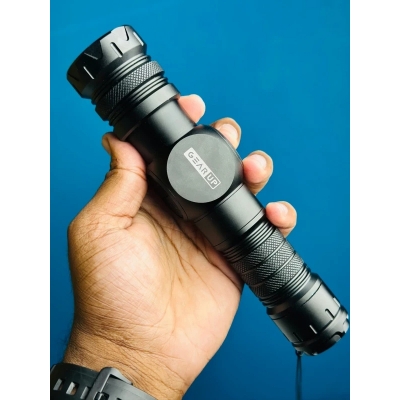 Picture of GearUP K60 Outdoor Flashlight Telescopic Zoom 10W COB+LED 800 Lumens Torchlight - Black
