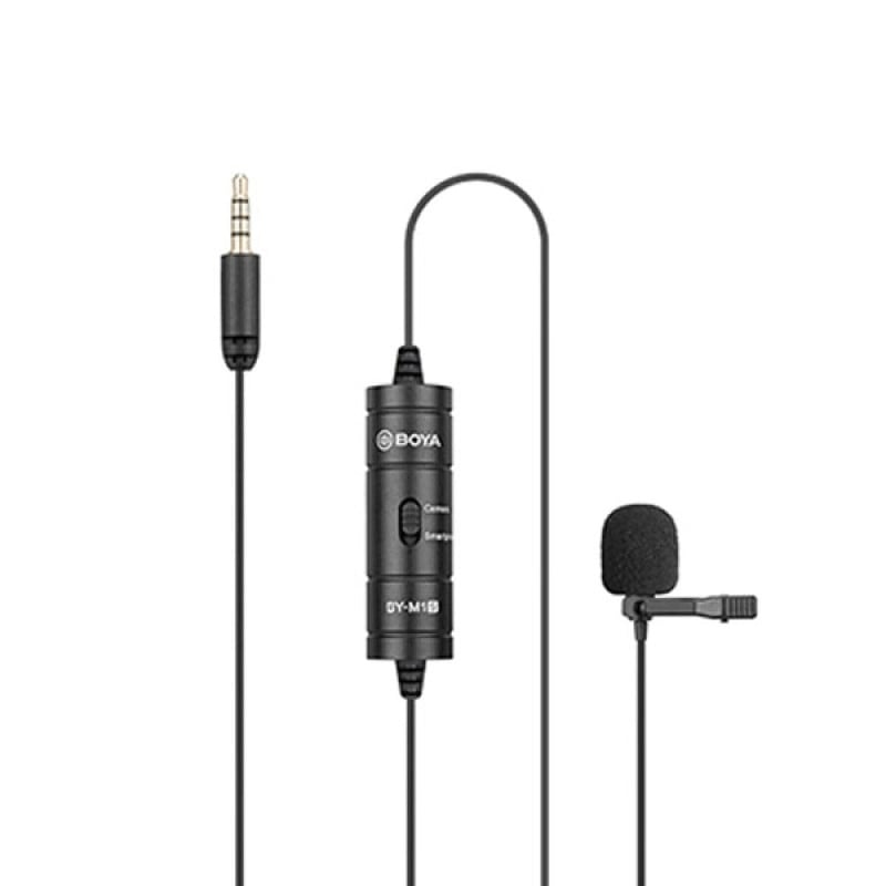 Picture of Boya BY-M1S Universal Lavalier Microphone - Black