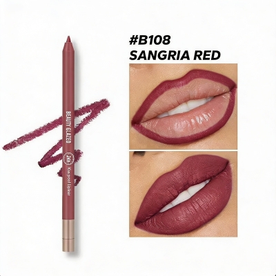 Picture of Beauty Glazed Waterproof & Long Lasting Lip Liner - Sangria Red B108