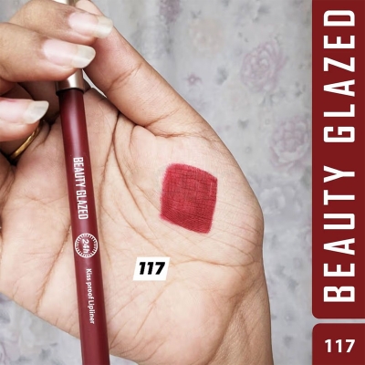 Picture of Beauty Glazed Waterproof & Long Lasting Lip Liner - B117 Daring Red