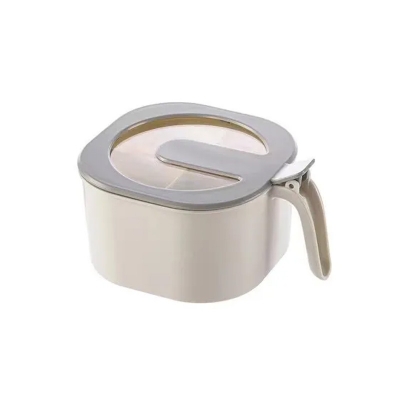 Picture of 4 in 1 Spice Box Household Kitchen Utensils Storage Box Seasoning Jar MSG Sugar Salt Jar Seasoning Jar Combination Set