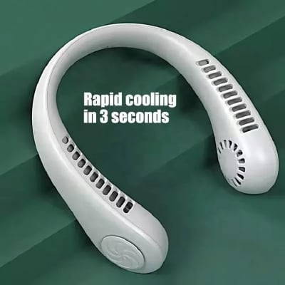Picture of Mini Neck Portable Hanging Rechargeable Air Cooler Summer Sport Fan