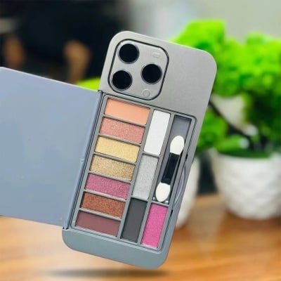 Picture of iPhone Eyeshadow Kit with Mirror Compact Portable Makeup Set for Women