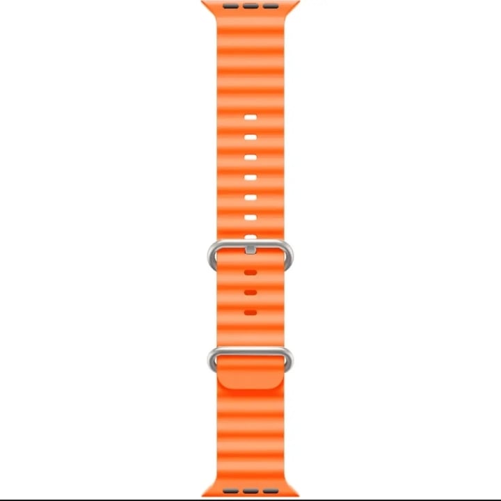 Picture of Apple Watch Band 42mm 44mm 45mm 49mm for Women Men, Adjustable Loop Silicone Waterproof Sport Strap for iWatch Series Ultra/8/7/6/5/4/3 ( only belt )