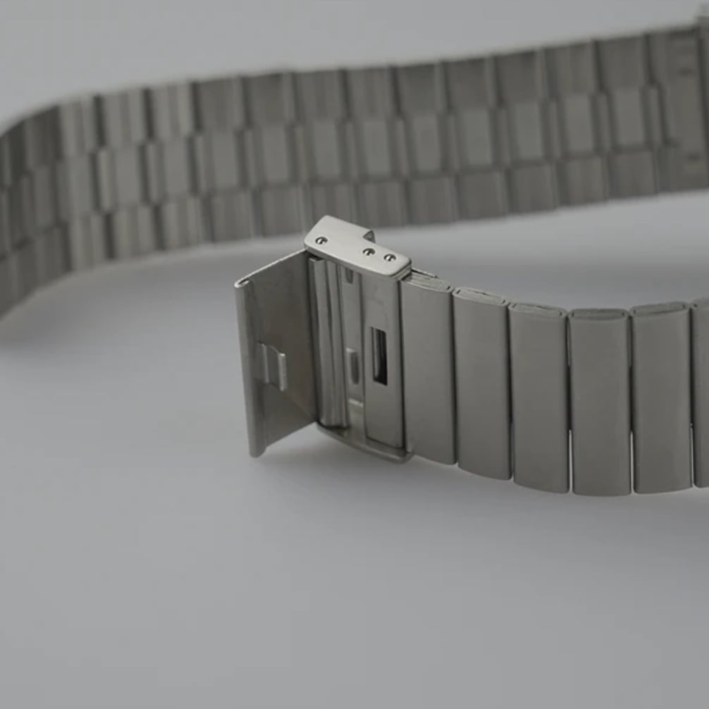 Picture of New Apple Watch Premium New Stainless Steel Straps- 49mm/45mm/44mm/42mm Stainless Steel Butterfly Buckle Band For Apple Watch-Luxury Metal Straps ( Black Color ) for Watch Ultra Series 8 7 5 6 5 4