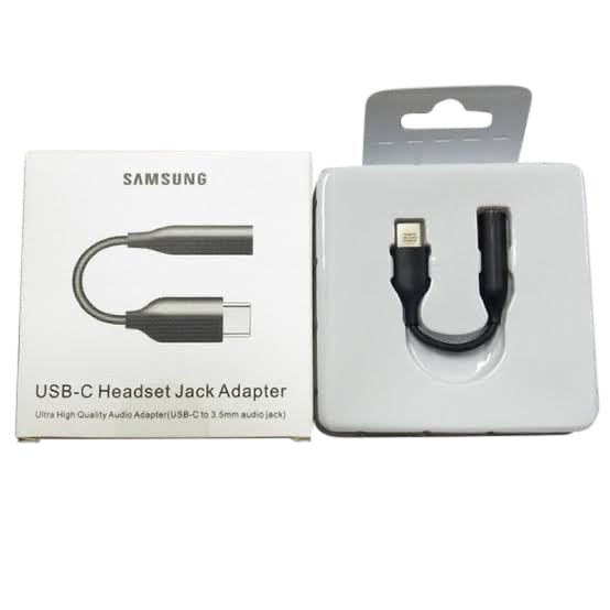 Picture of SAMSUNG Type C 3.5 Jack Earphone Cable USB C to 3.5mm AUX Headhones Adapter For SAMSUNG Galaxy Note 10 Plus 10+ A90 A80 A6/Samsung Type - C to 3.5mm Headphone Adapter