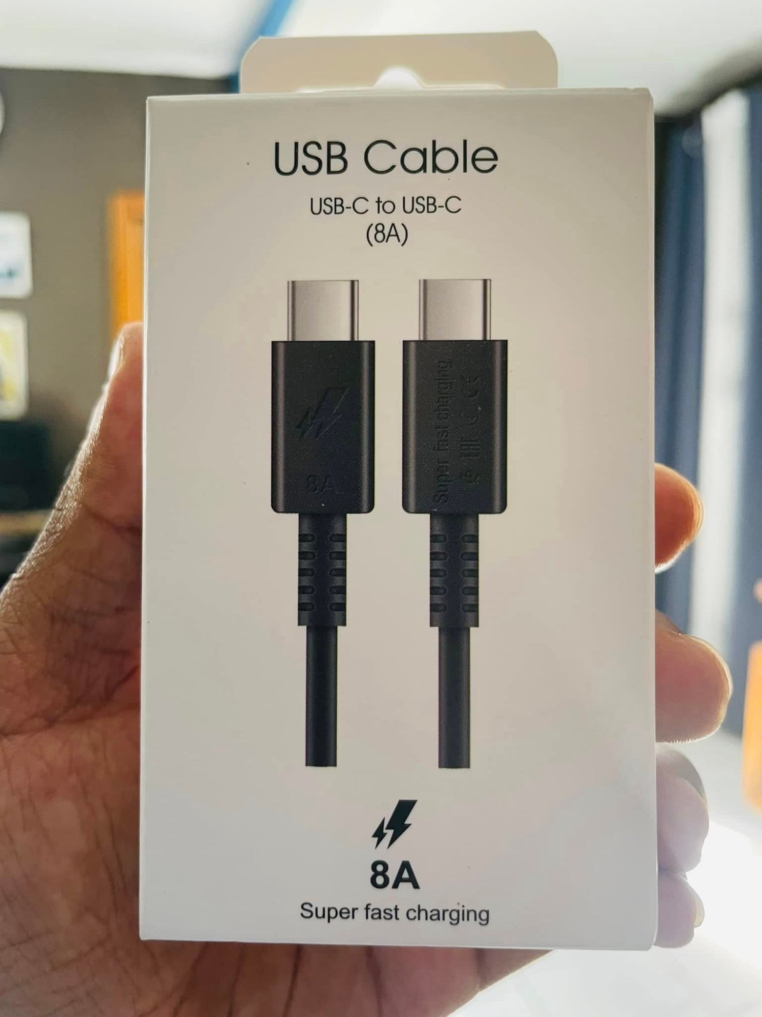 Picture of Samsung (8A) Cable Type C Original P​d USB C Super Fast Charging (8A)