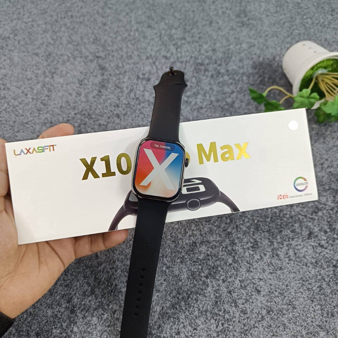 Picture of X10 Pro Max Smartwatch 1.91 AMOLED Display, Health & Fitness Tracker, Bluetooth Connectivity