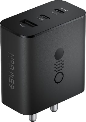 Picture of Product details of CMF by Nothing Gan Charger 65W Adapter, 3 Port USB Type C to A Wall Charging Adaptor Compatible with CMF Phone 1/Nothing Phone 2/Phone 2A Plus/Phone 2A/Phone 1/Samsung S24 Ultra/iPhone 16/Tab, Black  SPECIFICATIONS   COLOUR  Dark Grey