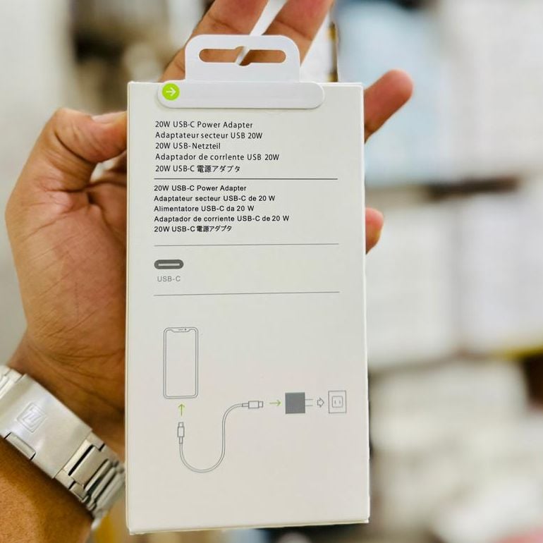 Picture of iPhone 14Pro Max 20W USB-C Power Adapter USB-C to Lightning Cable/14 Pro /14 Plus/14/ 13 Pro Max/13 Pro/13 /12 Pro Max/12 Pro/12/12 Mini/11 Pro Max/11 Pro /11 - Charger