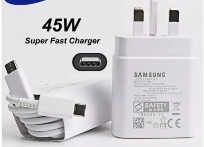 Picture of Samsung 45W PD Fast Charging Adapter /Charger Type-C to Type-C with Cable