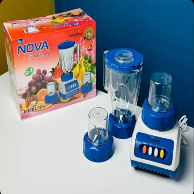 Picture of 350 Watts Nova Blender plus mixer grinder 3 in 1 (NV-BL999)