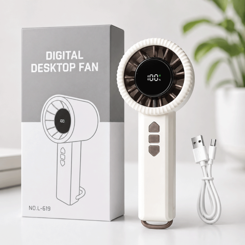 Picture of Digital Desktop & Handheld Fan (Model L-619)