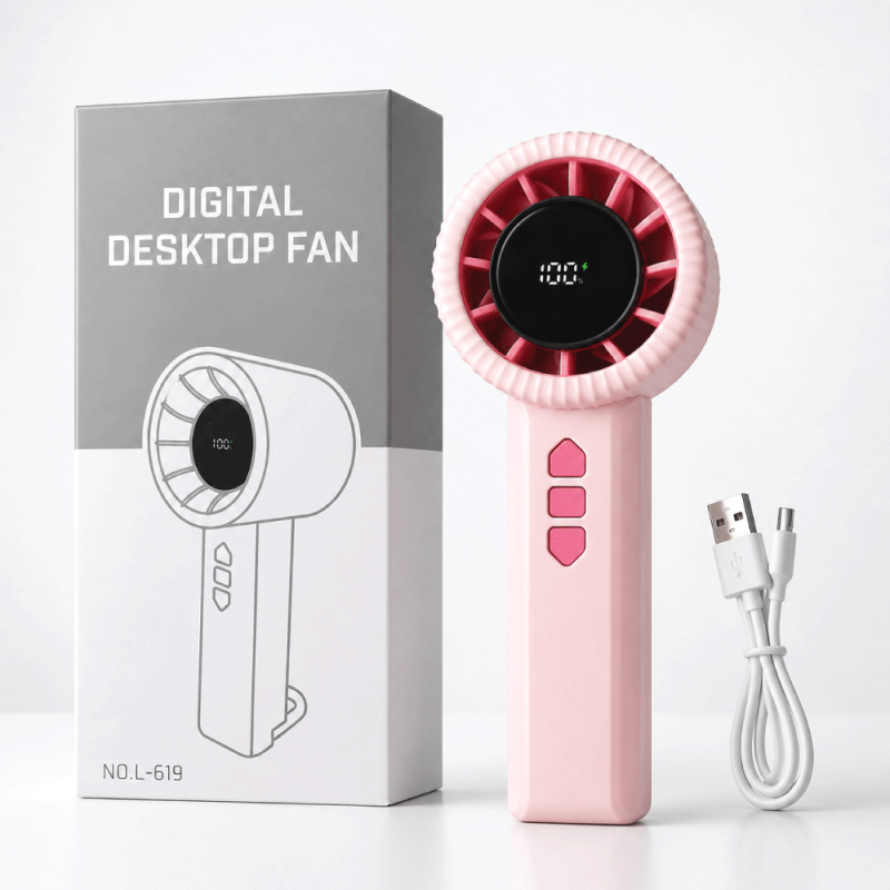Picture of Digital Desktop & Handheld Fan (Model L-619)