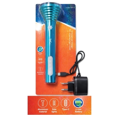 Picture of YAGE YG-9197D Rechargeable LED Torch with Side Lights