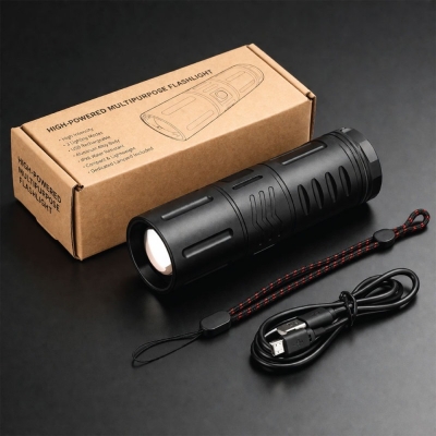 Picture of High Powered Multi-Purpose Flashlight with Power Bank