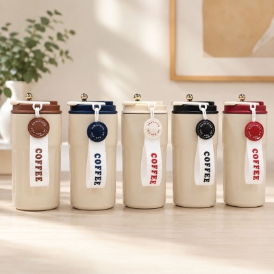 Picture of Smart Temperature Display Thermos Cup 450ml Stainless Steel Vacuum Flask-450ml
