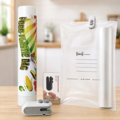 Picture of iNest Roll Poly Bag + Sealing Machine Combo