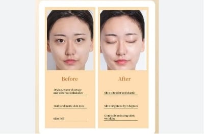 Picture of OSUFI Collagen Face Serum Anti Aging Smoothing Lines Facial Care Essence Moisturizing Brighten Serum Beauty Skin Care Products.