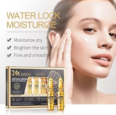 Picture of 24K GOLD Ampoule Serum Moisturizer Brighten Skin Secret Youthful 2ml. x 7 pcs.