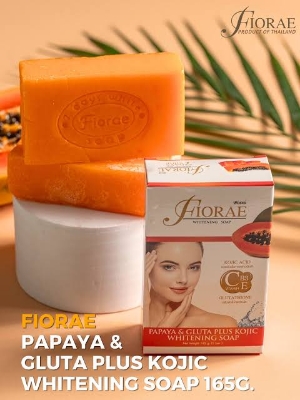 Picture of FIORAE Papaya and Gluta Plus Kojic Whitening Soap-165g