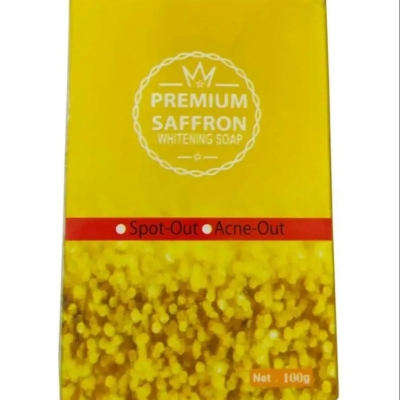 Picture of Premium Saffron Whitening Soap Spot out, Acne out- 100gm (Iran) Bar Soap