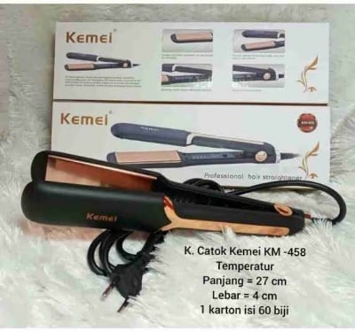 Picture of ΚΕΜΕΙ KM-458 Professional Hair Straightener Electric Flat Iron Hair Styling Tool