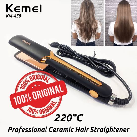 Picture of ΚΕΜΕΙ KM-458 Professional Hair Straightener Electric Flat Iron Hair Styling Tool