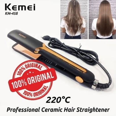Picture of ΚΕΜΕΙ KM-458 Professional Hair Straightener Electric Flat Iron Hair Styling Tool