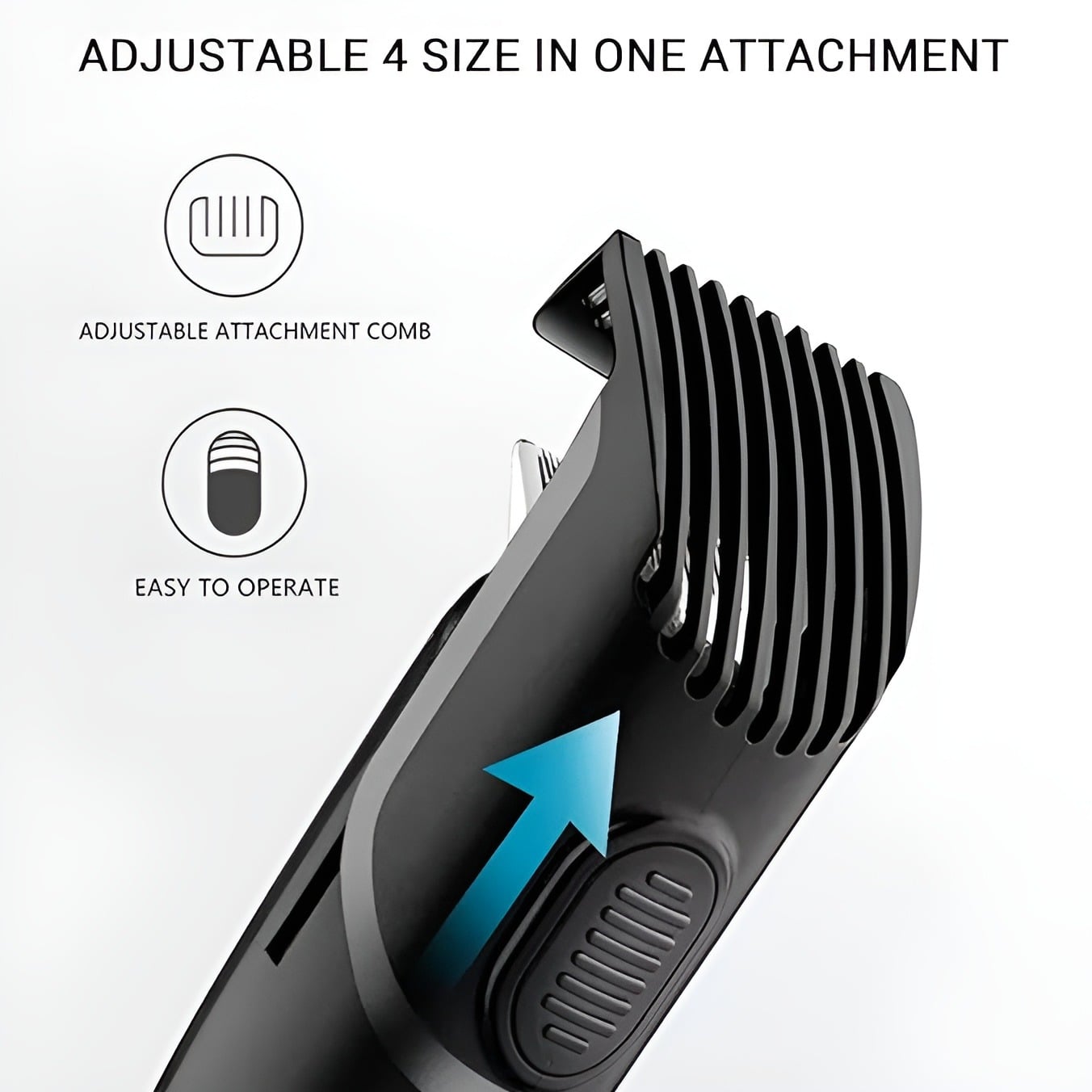 Picture of HTC AT-525 Rechargeable Men's Beard Hair Shaver Trimmer For Men
