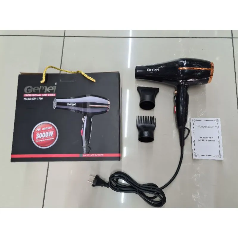 Picture of Gemei GM-1780 Hair Dryer 3000w Heavy Duty