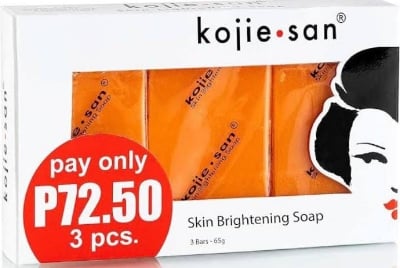 Picture of Kojie San Kojic Acid Soap Body & Face Whitening Lightening Soap 3x65g