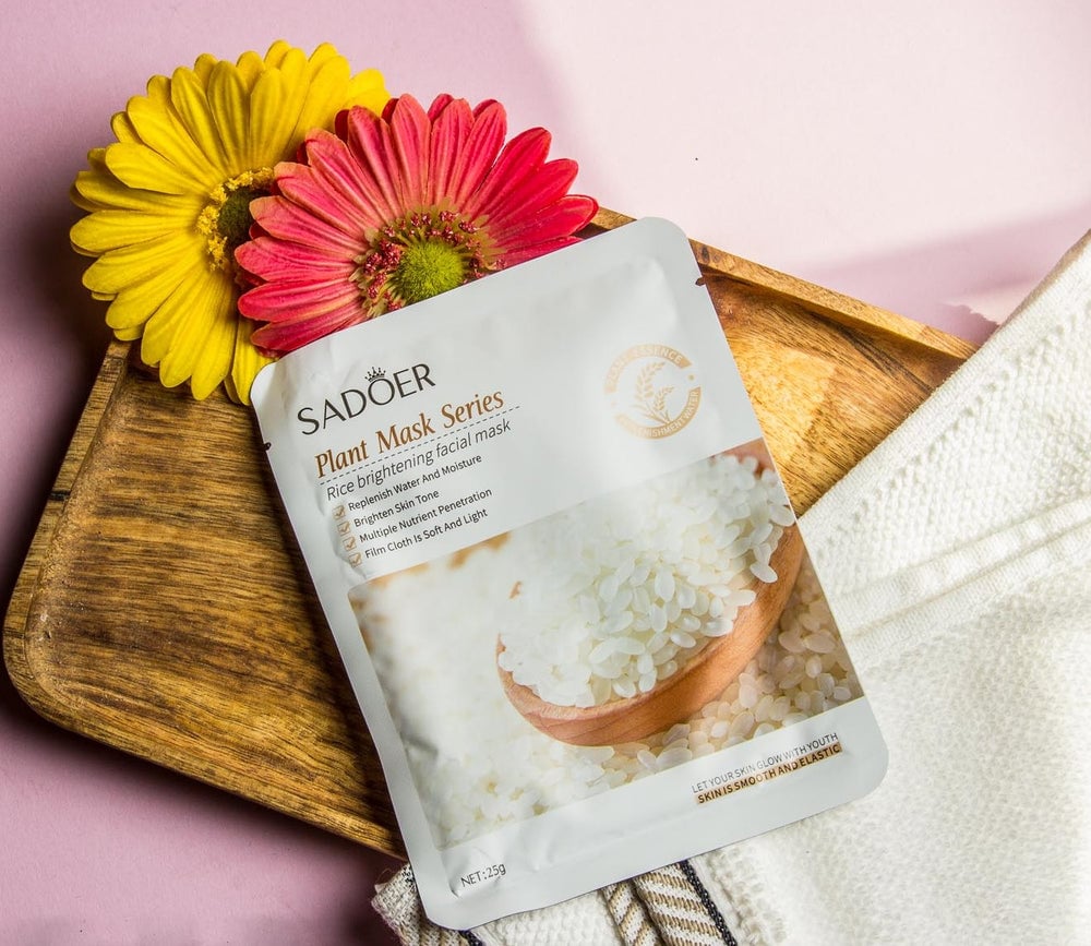 Picture of SADOER  Rice Soft Moisturizing Face Sheet Mask