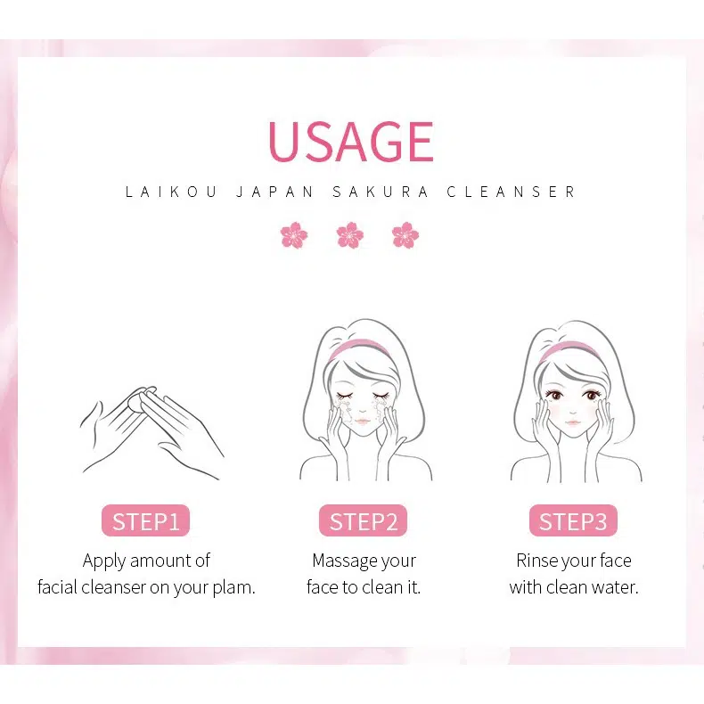 Picture of Laikou Japan Sakura Cleanser 50g