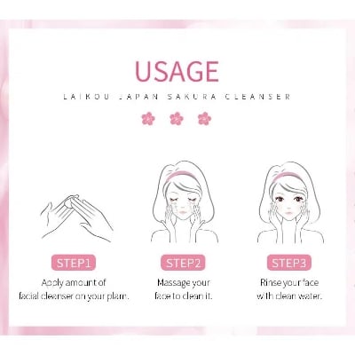 Picture of Laikou Japan Sakura Cleanser 50g